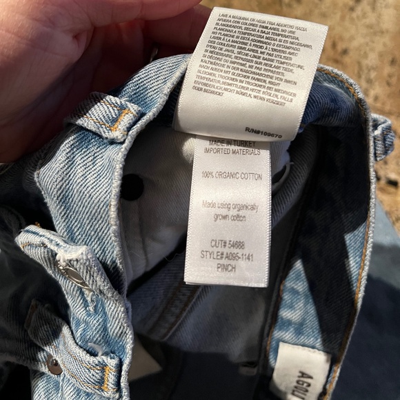 AGOLDE Pinch Waist High Rise Kick Jeans - Riptide - Picture 7 of 9